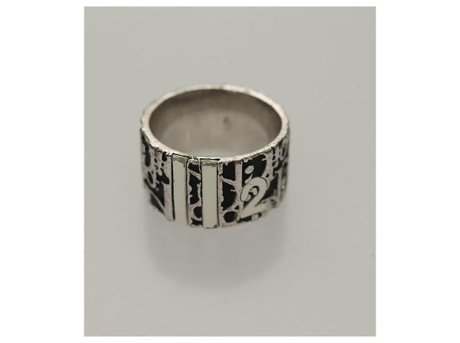Collana Anello Christian Dior Set di 2 Metallo Tono Argento e Oro Auth yk18632 - vista 14