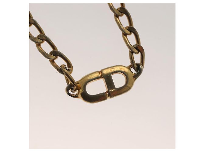 Collana Anello Christian Dior Set di 2 Metallo Tono Argento e Oro Auth yk18632 - vista 2