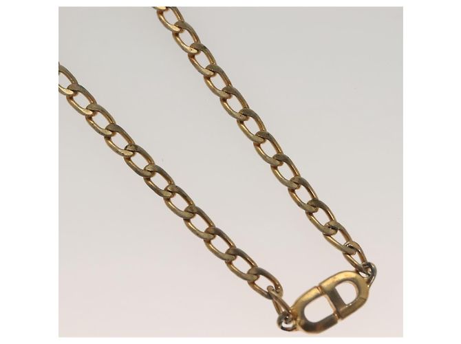 Collana Anello Christian Dior Set di 2 Metallo Tono Argento e Oro Auth yk18632 - vista 3
