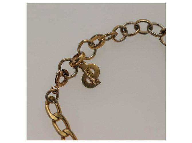 Collana Anello Christian Dior Set di 2 Metallo Tono Argento e Oro Auth yk18632 - vista 7