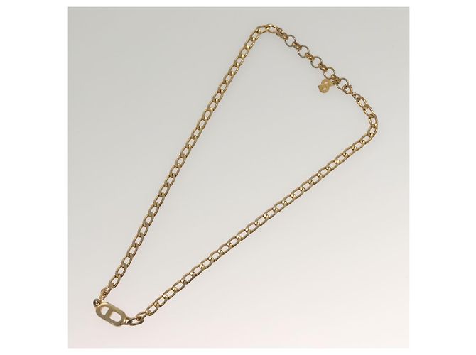 Collana Anello Christian Dior Set di 2 Metallo Tono Argento e Oro Auth yk18632 - vista 8