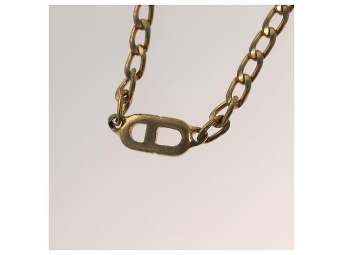 Collana Anello Christian Dior Set di 2 Metallo Tono Argento e Oro Auth yk18632 - vista 9