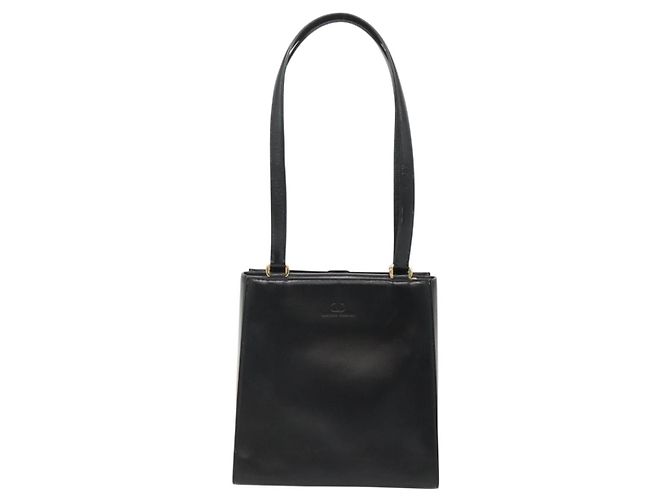 Borsa a Spalla in Pelle Nera e Oro Auth BA4048 di VALENTINO Nero D'oro - vista 13