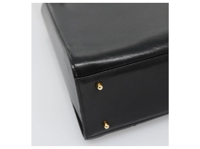 Borsa a Spalla in Pelle Nera e Oro Auth BA4048 di VALENTINO Nero D'oro - vista 15