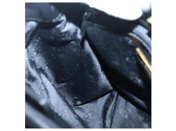 Borsa a Spalla in Pelle Nera e Oro Auth BA4048 di VALENTINO Nero D'oro - vista 19