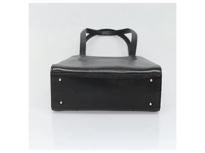 Borsa a Spalla in Pelle Nera e Oro Auth BA4048 di VALENTINO Nero D'oro - vista 5