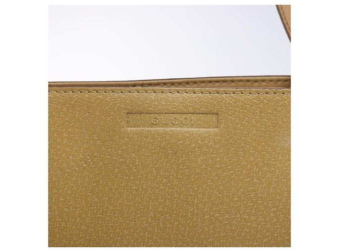 Gucci Borsa Tote in pelle beige argento 002 1135 Auth 132207 - vista 14