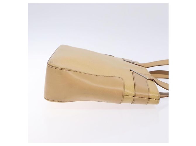 Gucci Borsa Tote in pelle beige argento 002 1135 Auth 132207 - vista 4