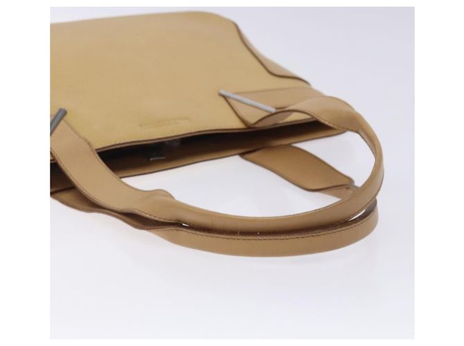 Gucci Borsa Tote in pelle beige argento 002 1135 Auth 132207 - vista 7