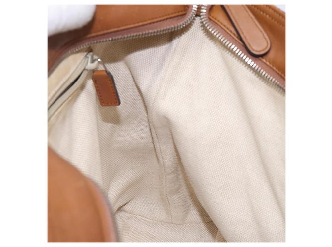 Borsa a Spalla Gucci GG Canvas Web Sherry Line Beige Argento 308930 Auth ep9380 - vista 18