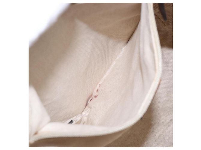 Borsa a Spalla Gucci GG Canvas Web Sherry Line Beige Argento 308930 Auth ep9380 - vista 20