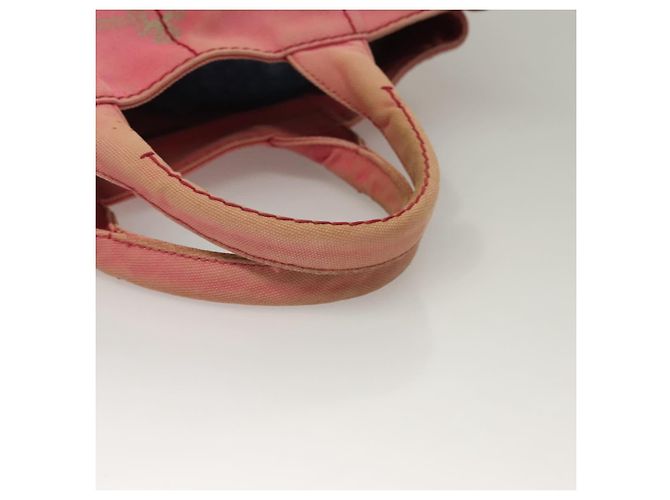 PRADA Canapa GM Borsa a Mano in Tela Rosa Oro Auth bs28066 D'oro - vista 7