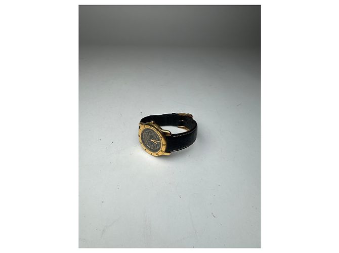 Vintage Fendi 2 Face Uhr Gold schwarz Golden - Ansicht 11