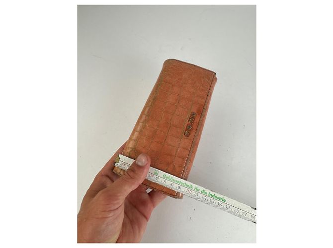 Vintage Miu Miu Leather Wallet orange - view 10