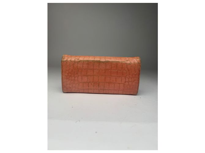 Vintage Miu Miu Leather Wallet orange - view 12