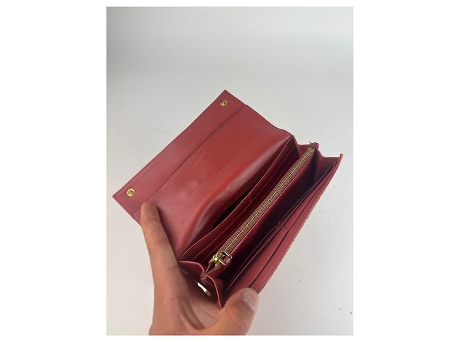 Vintage Miu Miu Leather Wallet orange - view 8