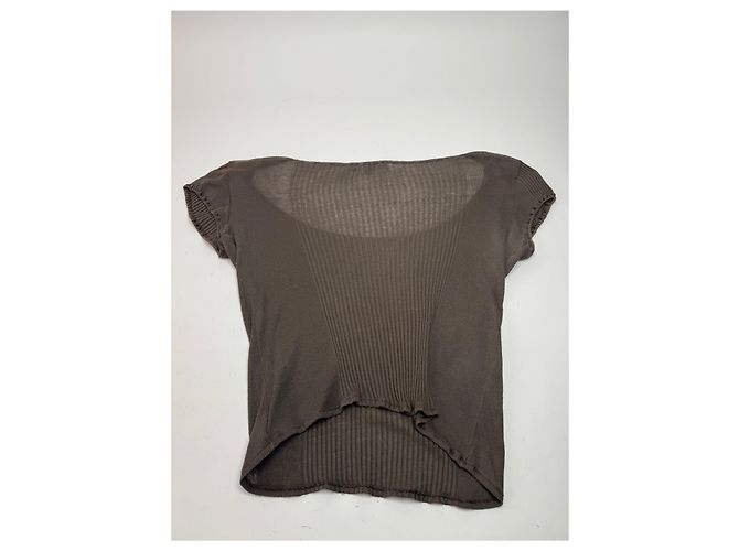 Top Vintage Gucci Marrone S - vista 12
