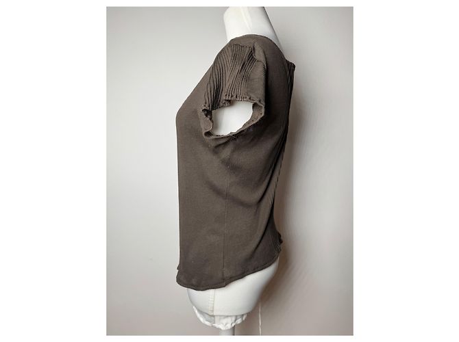 Top Vintage Gucci Marrone S - vista 2