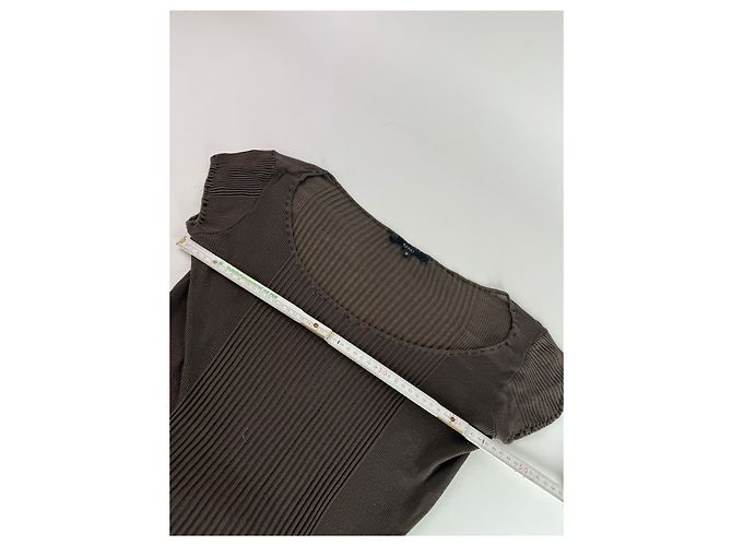 Top Vintage Gucci Marrone S - vista 8