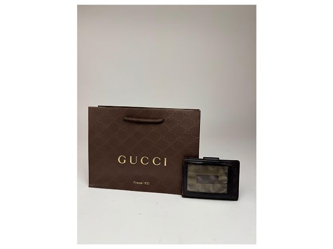 Vintage Gucci Monogramm Kartenhalter schwarz - Ansicht 2