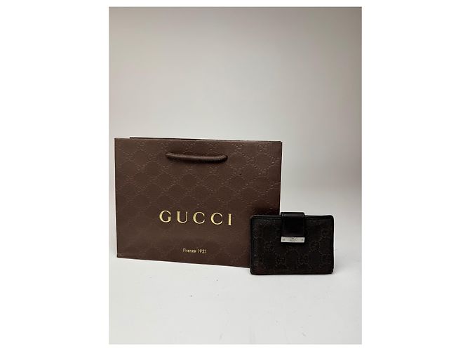 Vintage Gucci Monogramm Kartenhalter schwarz - Ansicht 3