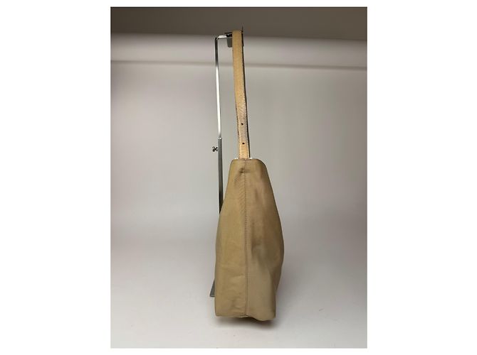 Vintage Givenchy 4G Baumwolltasche beige - Ansicht 5