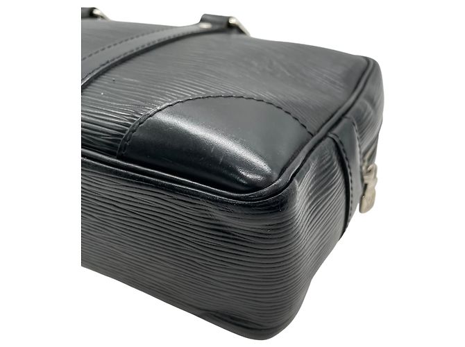 Borsa a mano lunga Vivienne Epi di Louis Vuitton Nero - vista 12