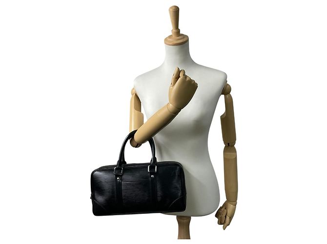 Borsa a mano lunga Vivienne Epi di Louis Vuitton Nero - vista 4