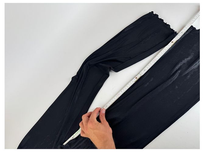 Vintage Fendi Roma Polyester pants M black - view 11