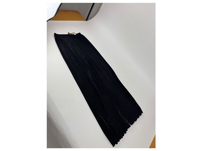 Vintage Fendi Roma Polyester pants M black - view 5