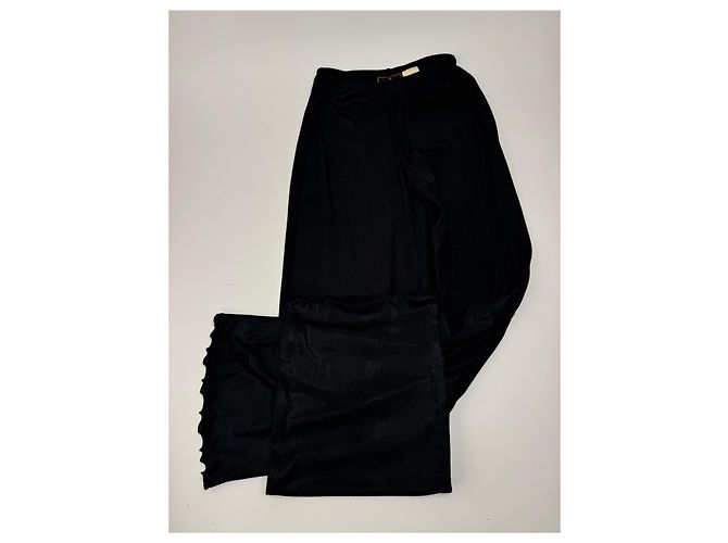 Vintage Fendi Roma Polyester pants M black - view 7