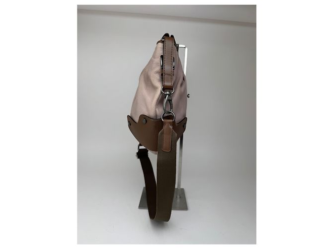 Vintage Marni 2-Wege-Ledertasche lila braun - Ansicht 7