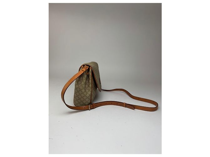 Céline Vintage Celine Triomphe Monogram Umhängetasche beige - Ansicht 5