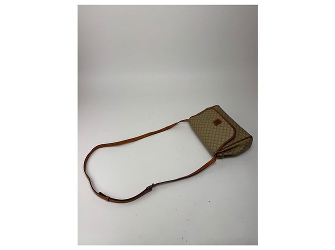 Céline Vintage Celine Triomphe Monogram Umhängetasche beige - Ansicht 9