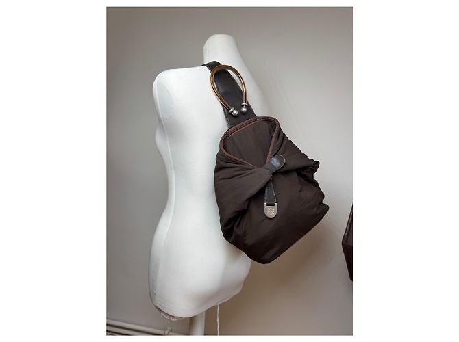 Vintage Loewe Anton Umhängetasche braun - Ansicht 11