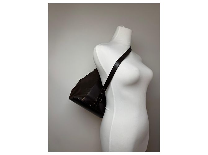 Vintage Loewe Anton Umhängetasche braun - Ansicht 14