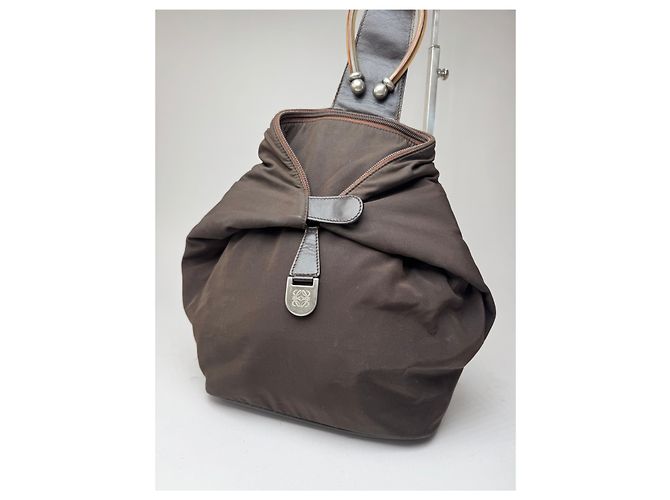 Vintage Loewe Anton Umhängetasche braun - Ansicht 15