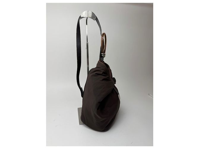 Vintage Loewe Anton Umhängetasche braun - Ansicht 3