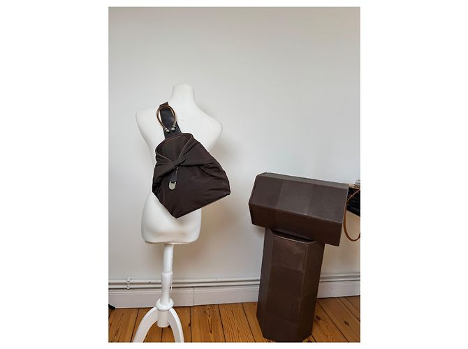 Vintage Loewe Anton Umhängetasche braun - Ansicht 4