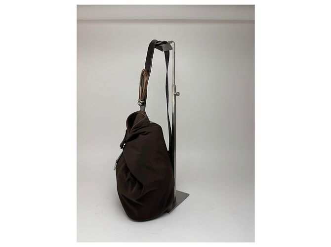 Vintage Loewe Anton Umhängetasche braun - Ansicht 8