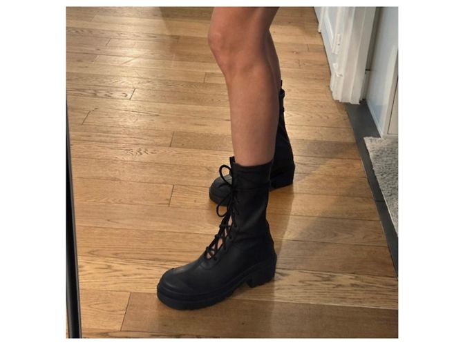 Botas Dior Arcade de piel negra Negro - vista 8