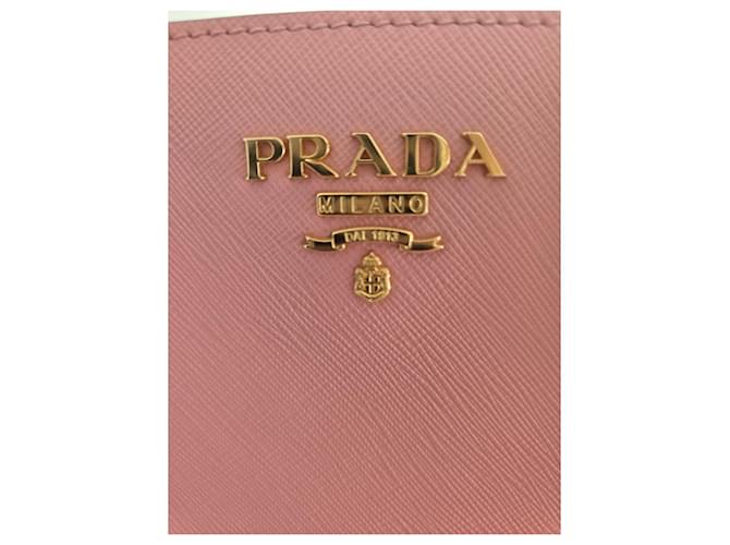 Pelle morbida Saffiano Prada Rosa - vista 2
