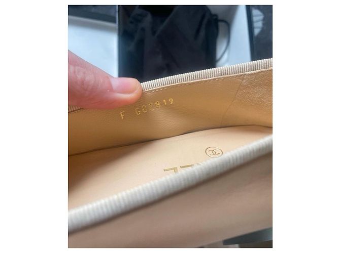 Cambon Chanel Manoletinas Beige - vista 5