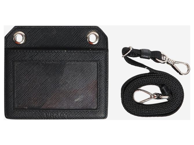 Prada Porta badge e ID nero - vista 2