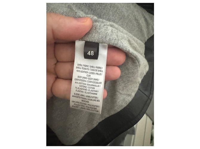 Autre Marque Lot78 Lederjacke Schwarz - Ansicht 4