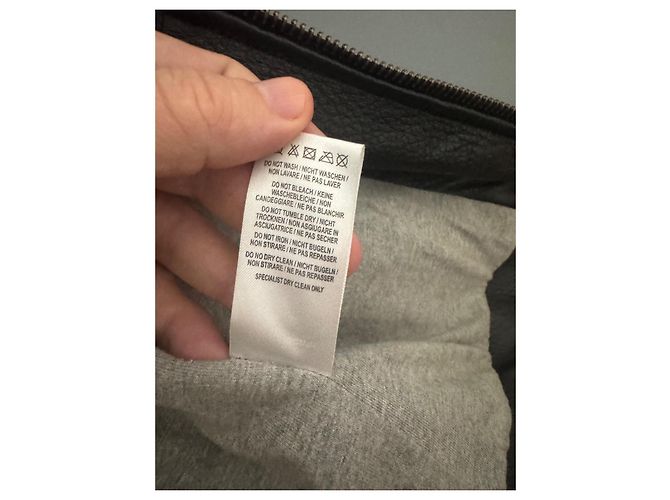 Autre Marque Lot78 Lederjacke Schwarz - Ansicht 5