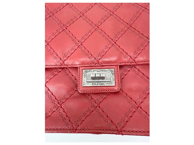 Bolso Jumbo Flap CC Crave Reissue en Piel de Ternera Rojo Claro de Chanel Roja - vista 10