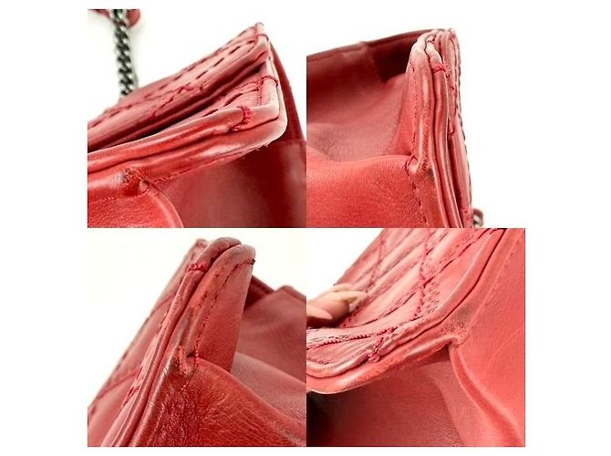 Bolso Jumbo Flap CC Crave Reissue en Piel de Ternera Rojo Claro de Chanel Roja - vista 3