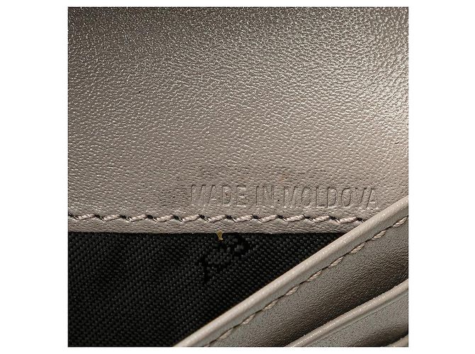 Portafoglio lungo in pelle Burberry Grigio - vista 10