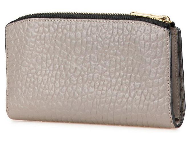 Portafoglio lungo in pelle Burberry Grigio - vista 2